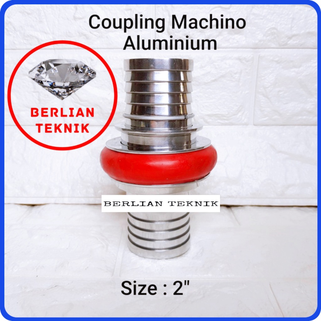 Coupling Machino Kopling Selang Pemadam Kebakaran 2 inch Aluminium