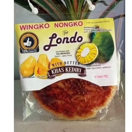 

Wingko Londo With Butter khas Kediri "360gr" free bubble wrab (Nangka)