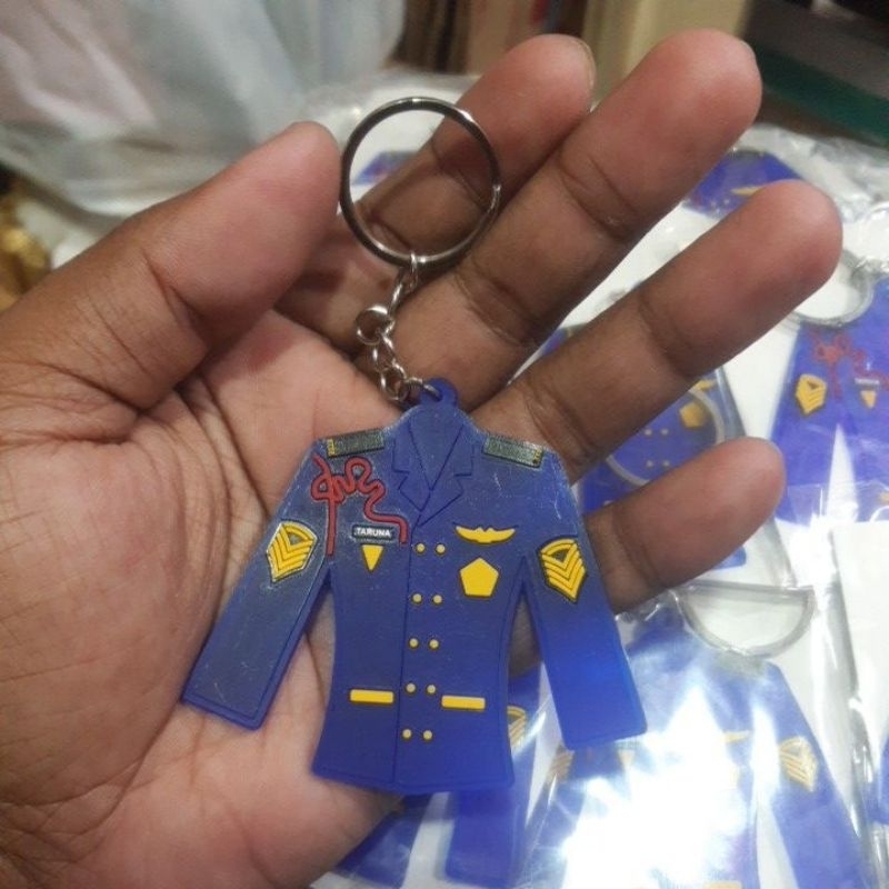 ganci karet warna biru model PDU Taruna sTTD bisa request bentuk