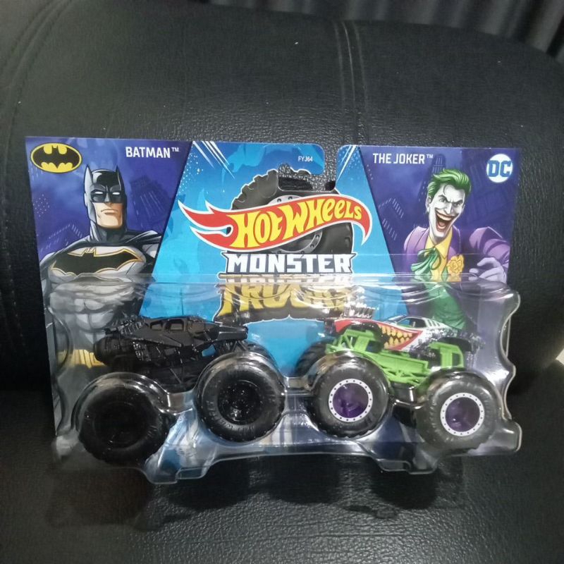 batman vs the joker monster trucks hotwheels doubles