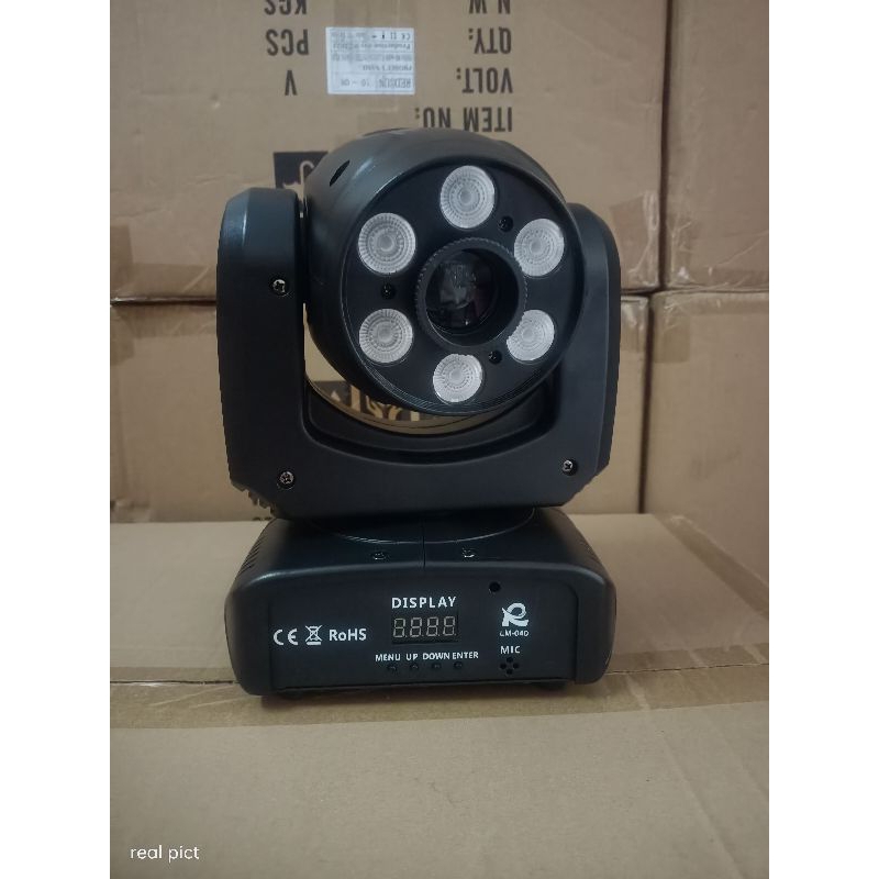 Lampu panggung sorot lighting mini moving spot wash parled par led 150 watt