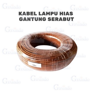 KABEL LAMPU HIAS GANTUNG SERABUT 100M K421 KABEL LAMPU HIAS DEKORASI RUMAH
