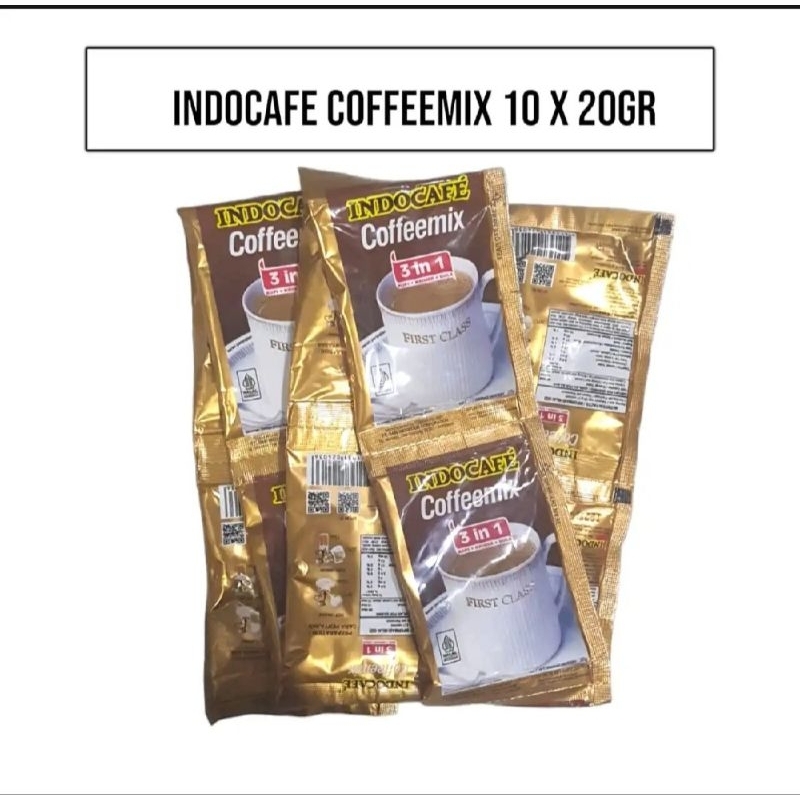 

Indocafe Coffee Mix Kopi Instan 20 gr Renceng / 10 pcs