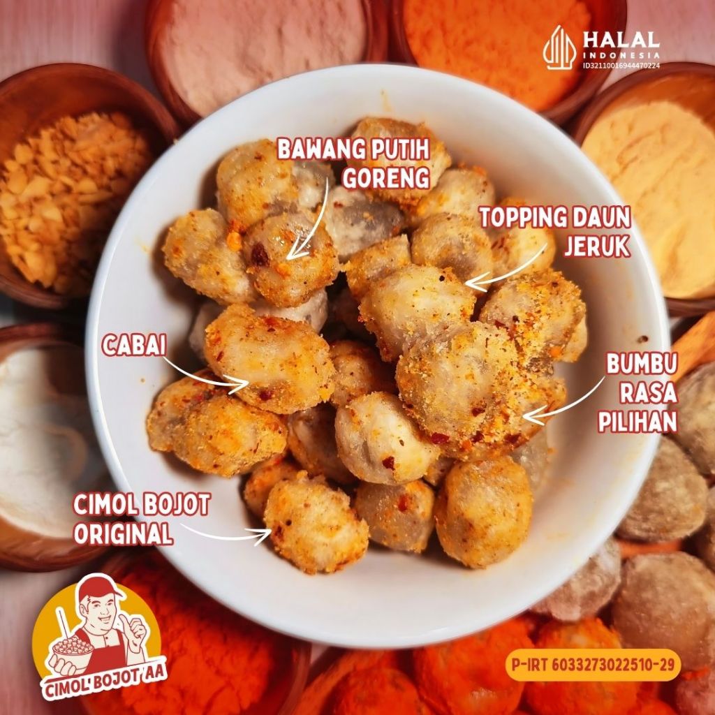 

Cimol Bojot AA Original Rasa Ayam Bawang Daun Jeruk