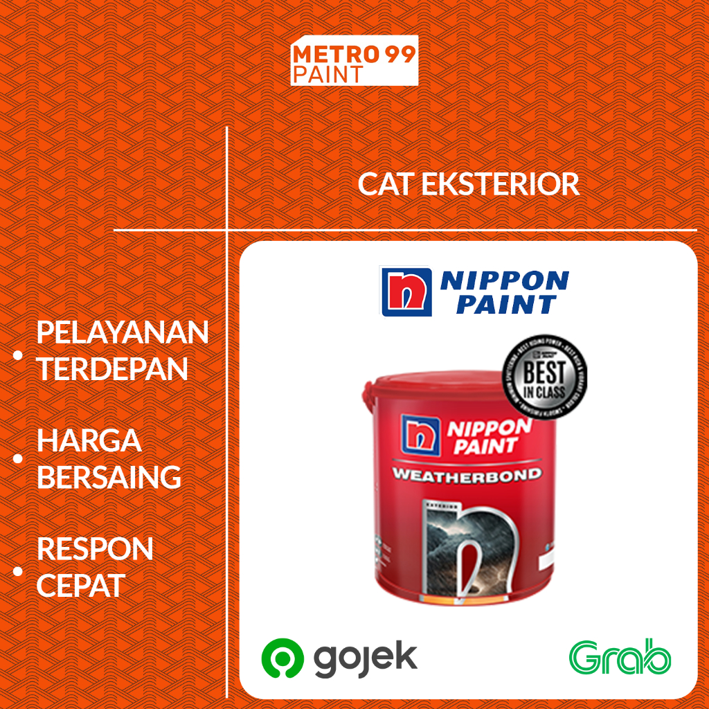 Cat Tembok Eksterior Nippon Paint Weatherbond 20L