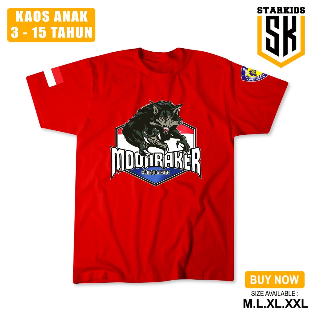 Kaos Moonraker Anak Anak Original Moonraker Viral