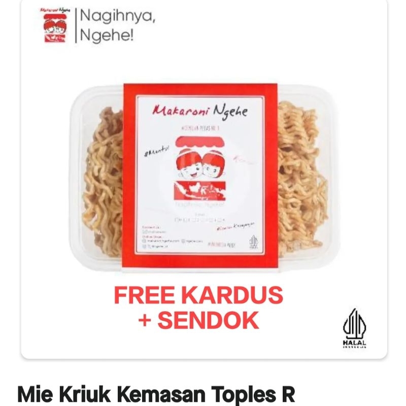 

Makaroni Ngehe Mie Kriuk TOPLES REGULER