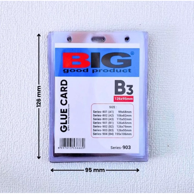 

ID Card Plastik / ID Card Mika / Name Tag / Glue Card B3