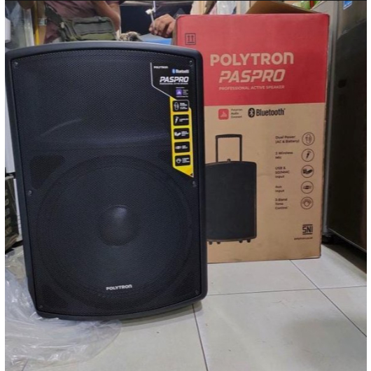 Polytron Speaker Aktif 15 Inch PASPRO 15F3 Bluetooth Indoor Outdoor PASPRO15F3 PAS PRO 15F3