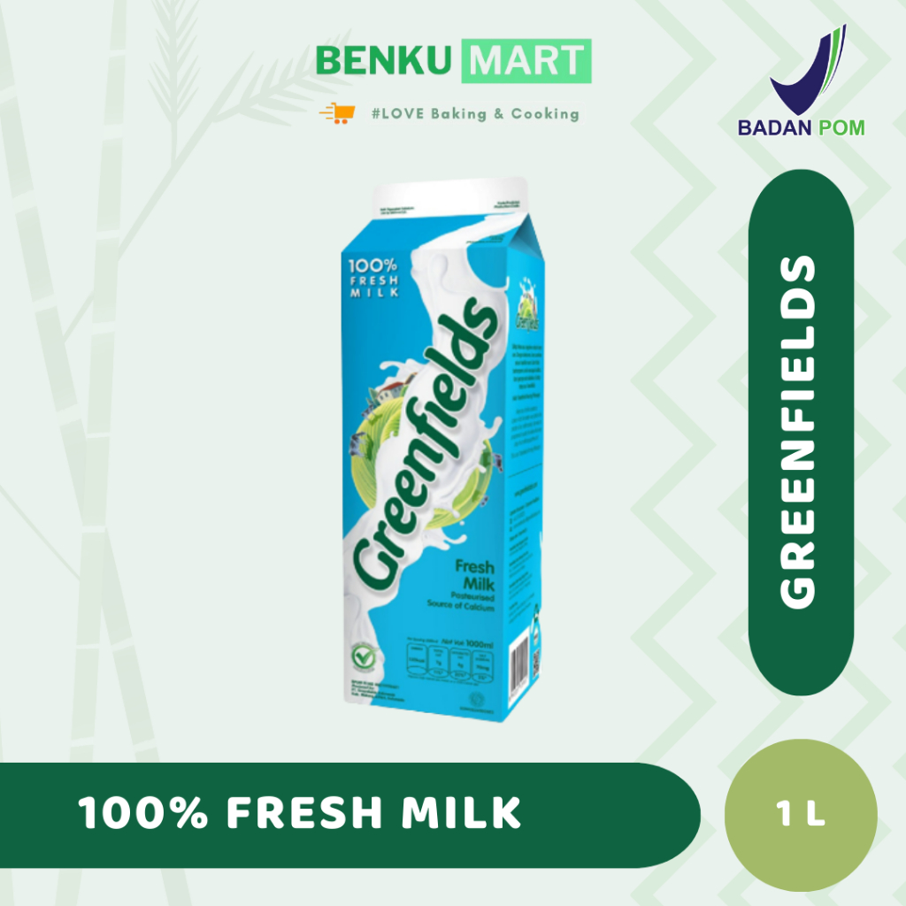

Susu segar Fresh milk Greenfields 1 L
