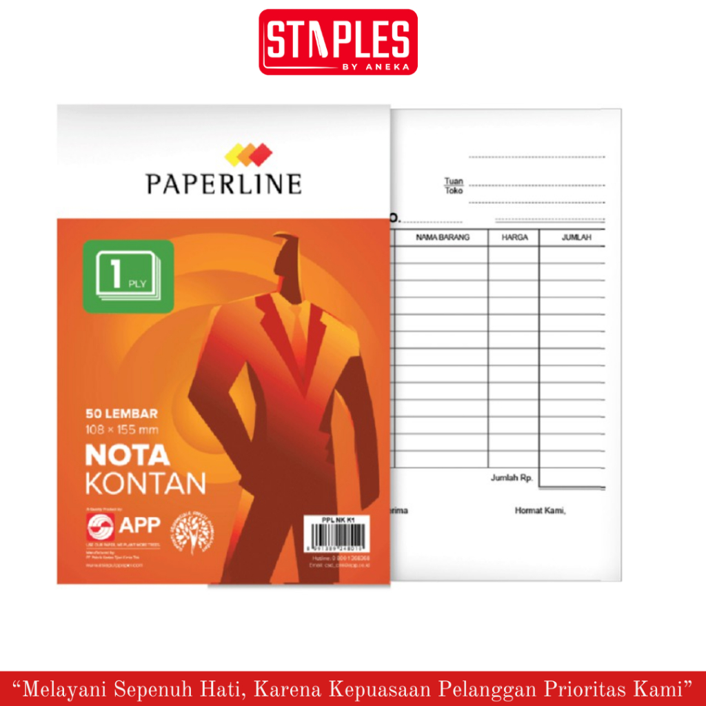 

Nota Kontan Kecil / Nota Rangkap 1 / Nota K1