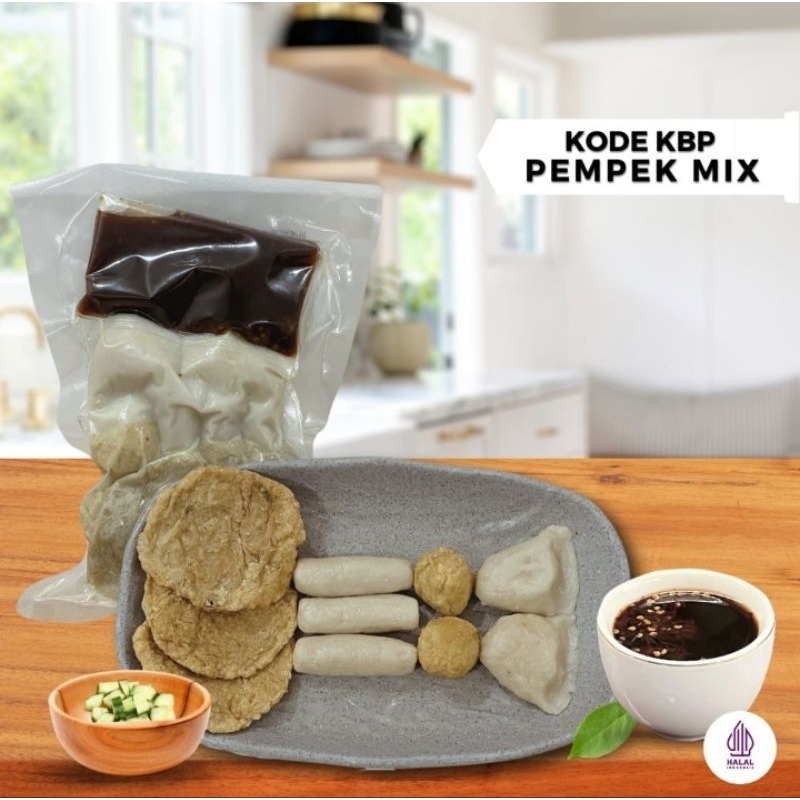 

pempek mix isi 10pcs frozen food siap goreng