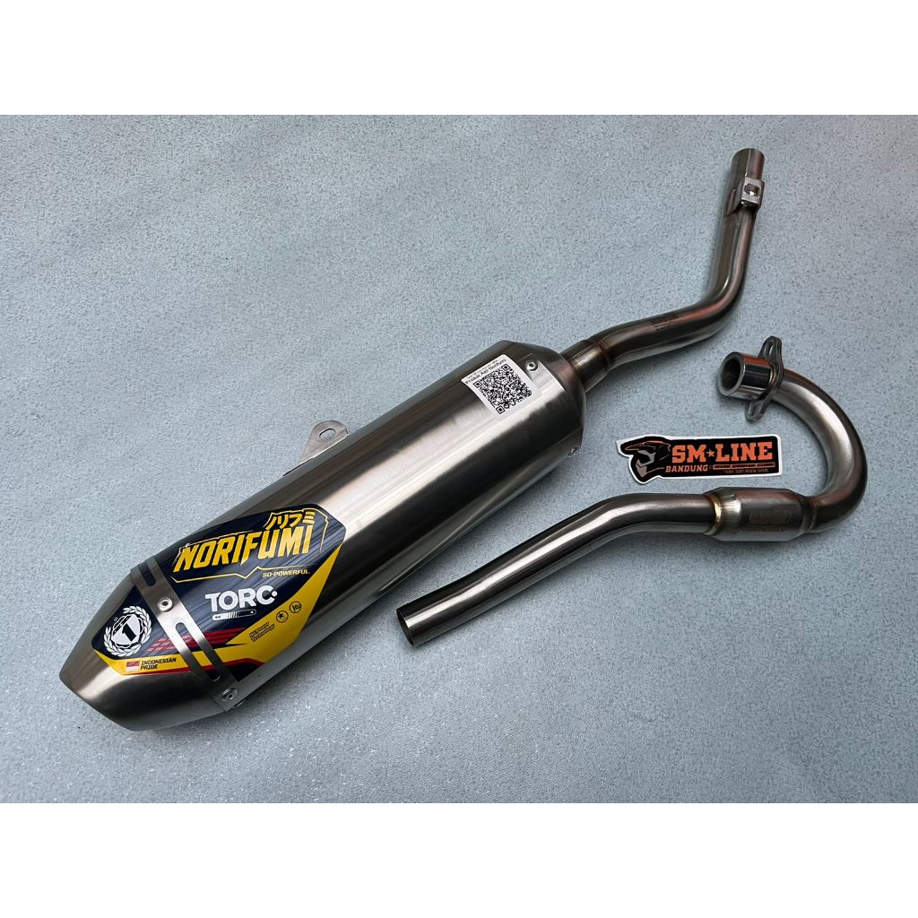 Knalpot norifumi Torc Standar CRF150 ORIGINAL