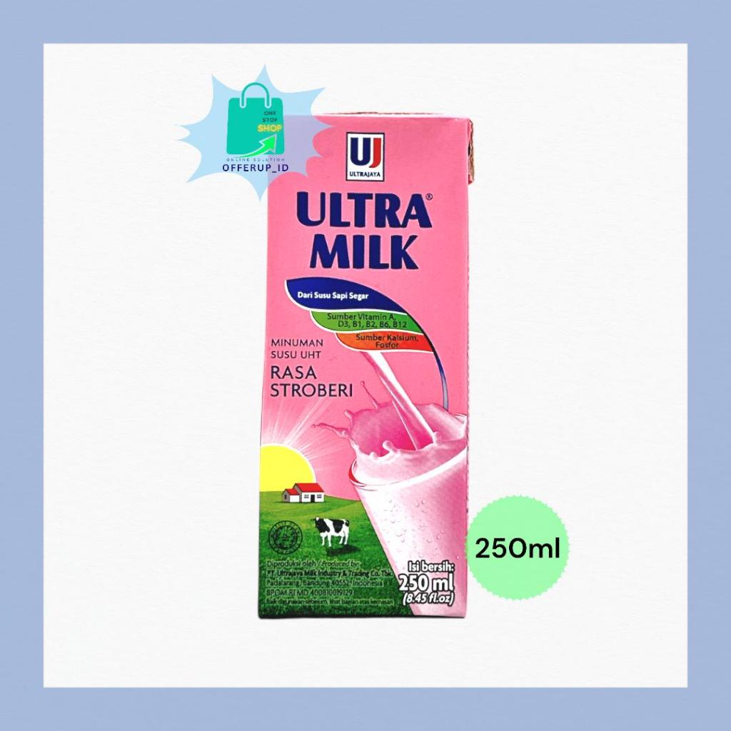 

SUSU UHT KOTAK ULTRA MILK 250ML FULL CREAM STROBERI TARO