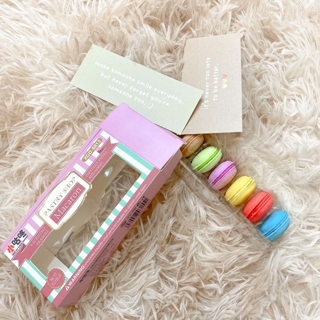 

Penghapus Macaron Isi 6 Pcs