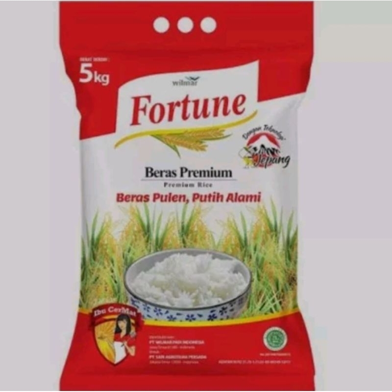 

Beras Fortune 5Kg Berkualitas Pulen