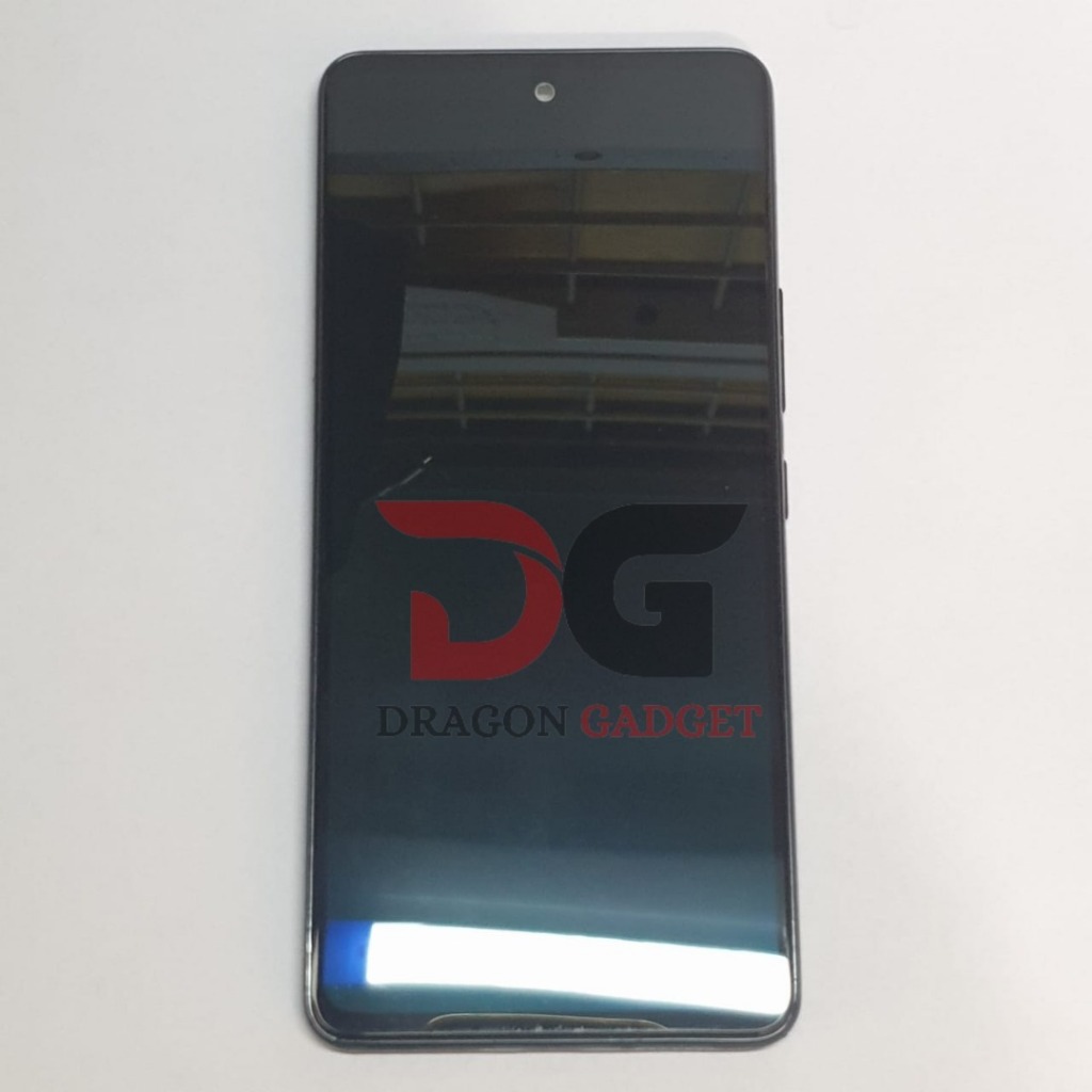 LCD FULLSET PLUS FRAME SAMSUNG A53 BLACK MINUS GARIS COPOTAN ORI