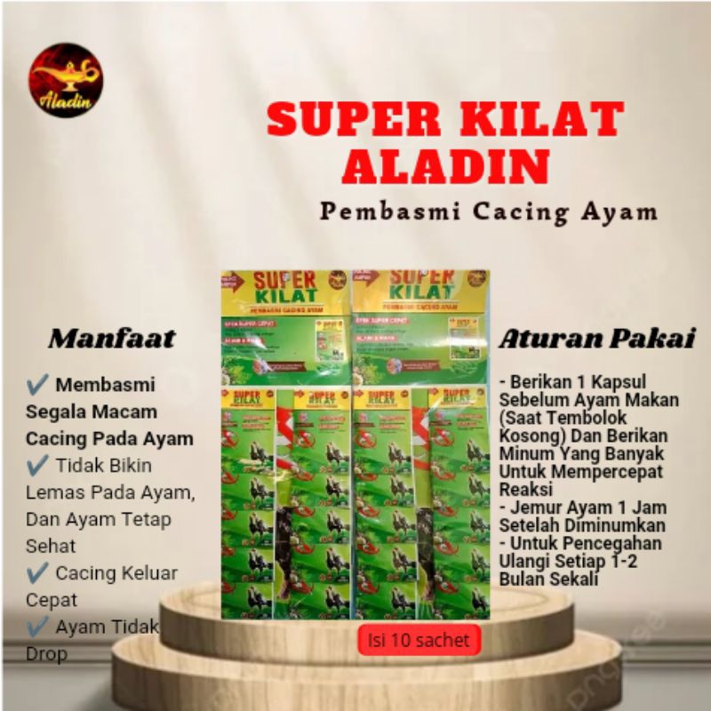 JAMU AYAM JUARA Super Kilat Aladin