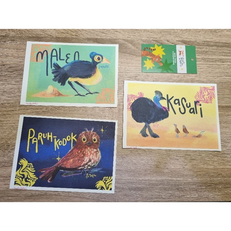 

Toko Bonbeen Postcard Birds of Nusantara Art Prints