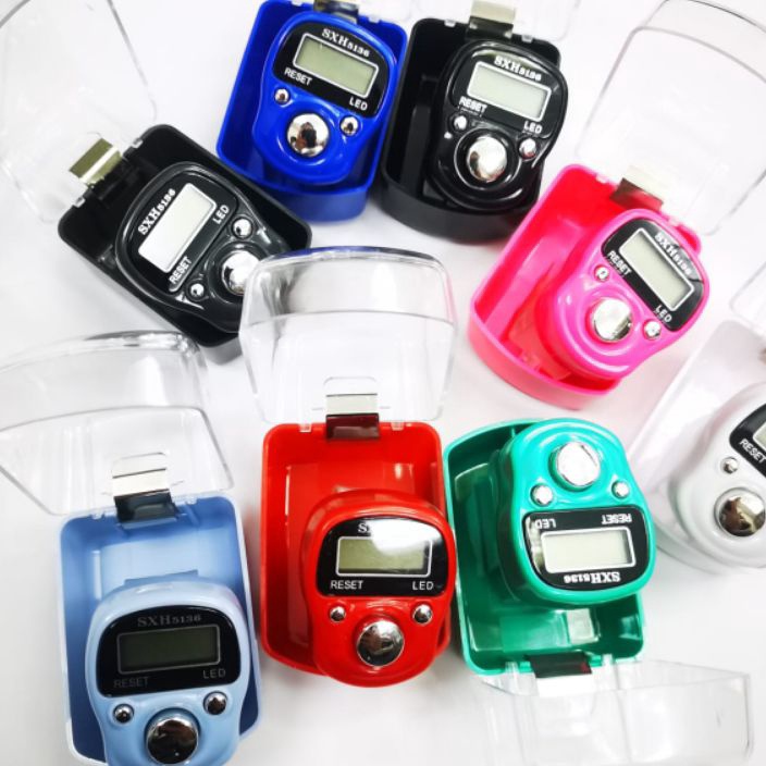 PROMO BESAR SXH Tasbih Digital Led finger Counter modul 115