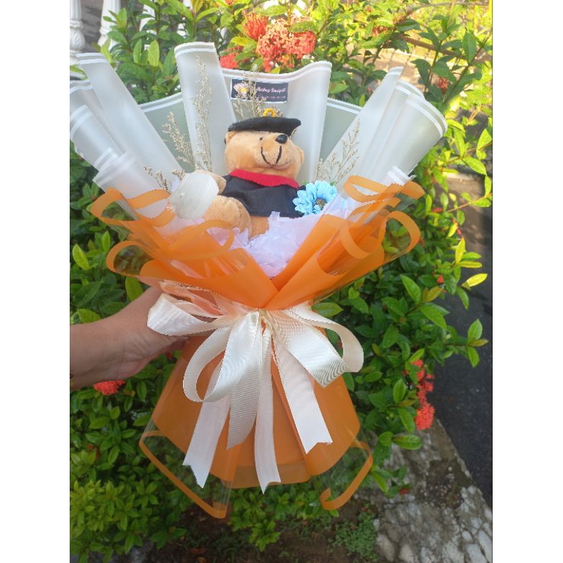PO[1-3HARI] BUKET WISUDA BONEKA