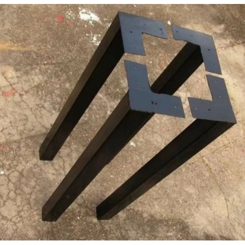 Kaki Meja Kursi Besi Hollow