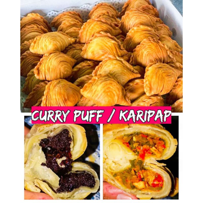 

Curry Puff/ Karipap mini/pastel isi 5 biji frozen