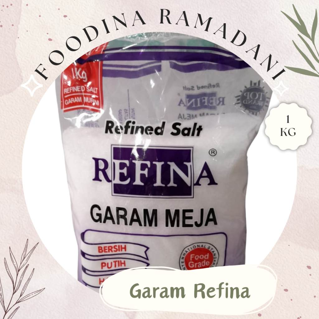 

GARAM REFINA Halus - Refined Salt [ 1.000gr ] Harga Per BKS
