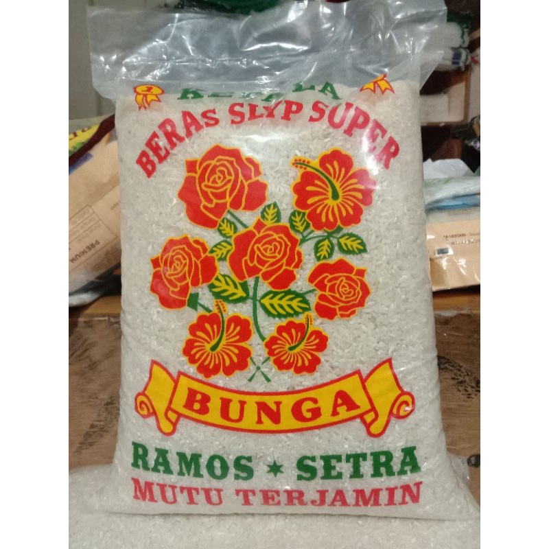 

Beras Setra Ramos cap Bunga 5 Kg