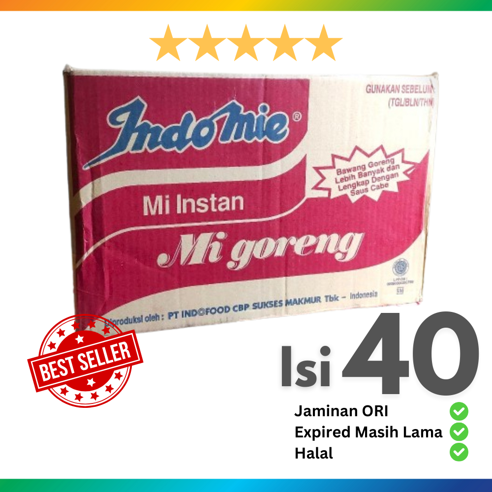 

Indomie Goreng Special 1 Dus Karton TERLARIS (Isi 40) bungkus Mie Instan Kedaluarsa Aman Masih Lama TERMURAH