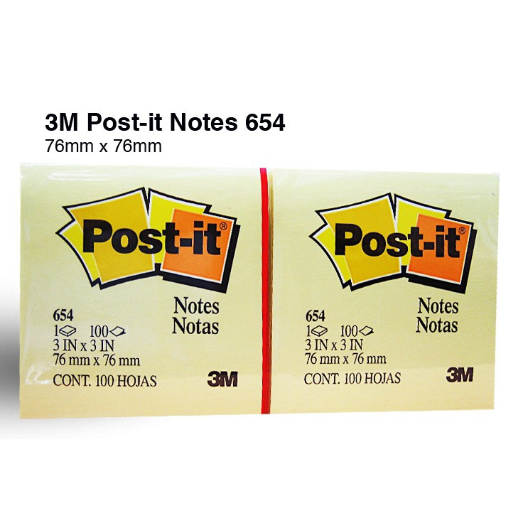 

READY STCOK POST IT 3M 654 1 Pad