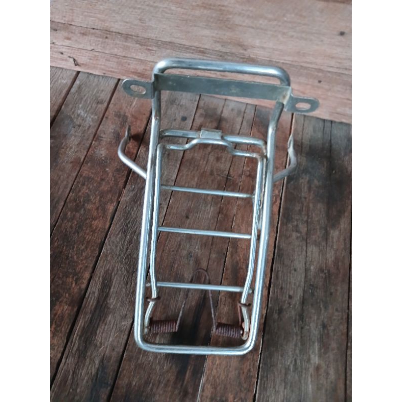 Rak depan bagasi depan jepitan depan pangkon plat nomor zusuki rc80 rc100 original second