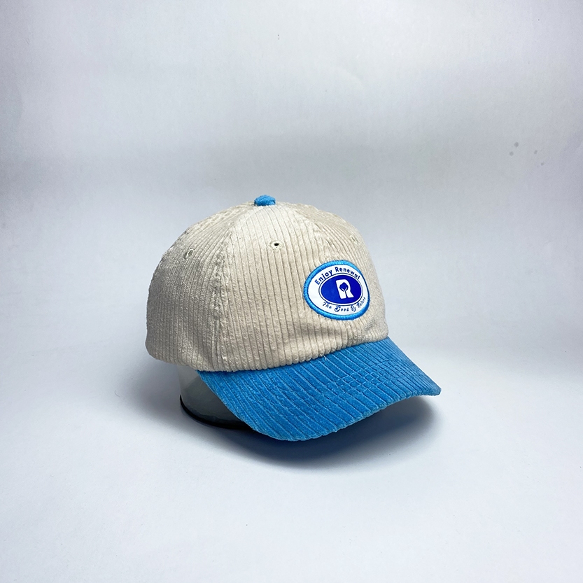 Enjoy Renewal - Topi Sixpanel Corduroy Lidah Pendek