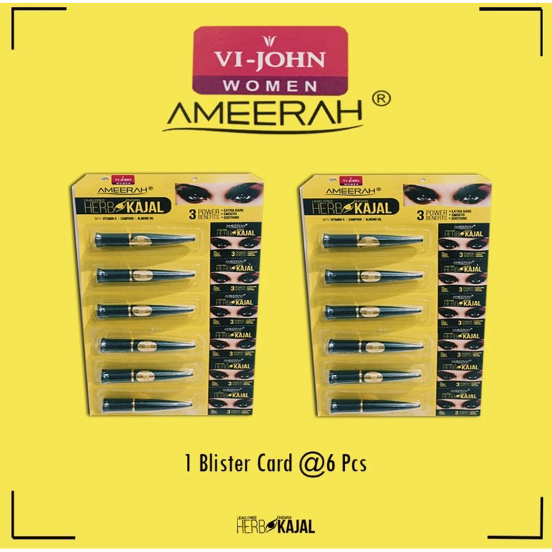 Celak Kajal Arab Ameerah 12 Pcs / Lusin Celak kajal Herbal Original