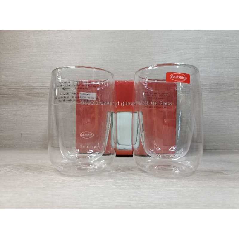 Double Walled Glass Arzberg/2 Gelas Arzberg 240 ml