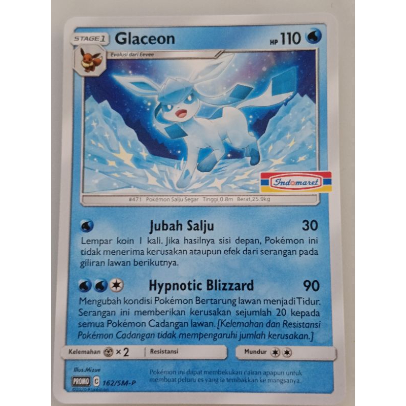 POKEMON TCG (BAHASA) glaceon indomaret ORIGINAL