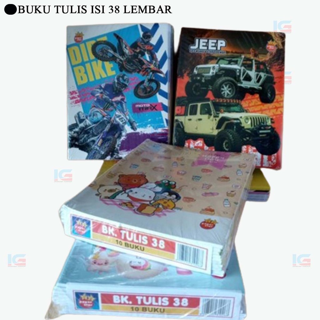 

BUKU TULIS PAPERSTAR 38 ( 1 PACK ISI 10 BUKU)