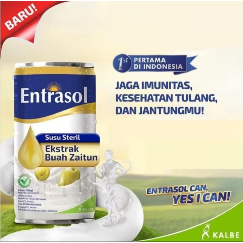 

Entrasol Can Susu Steril 180 ml