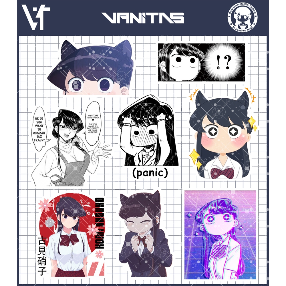 

Stiker/Sticker | KOMI-san | Sticker HP Aesthetic