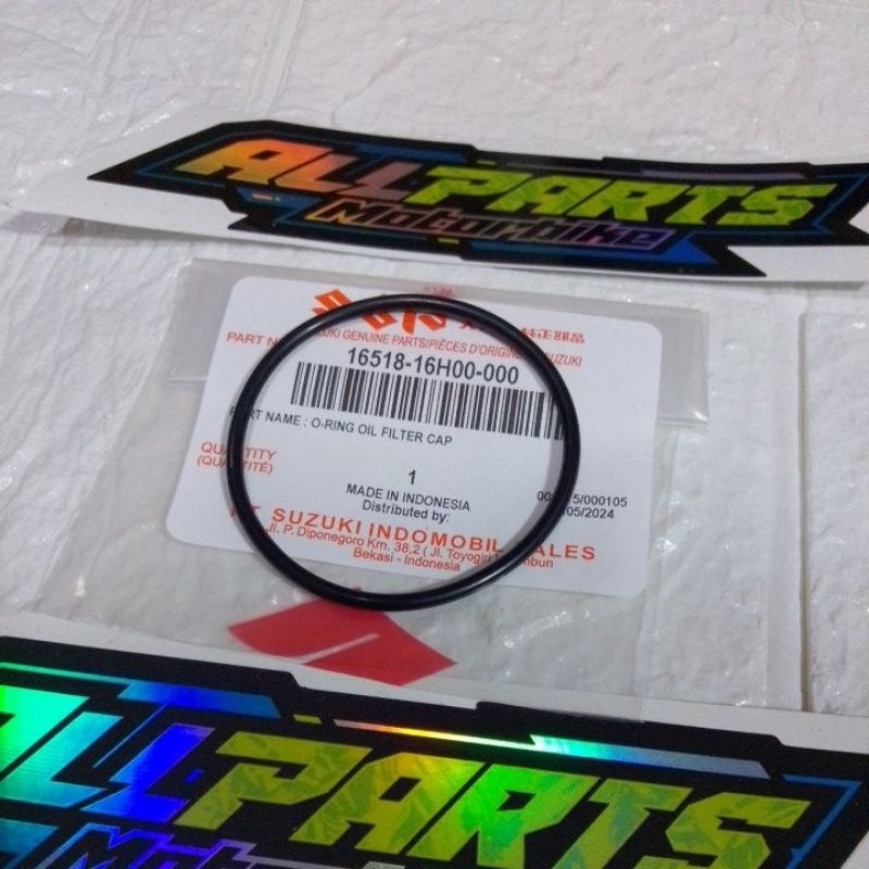 ORING O-RING TUTUP FILTER OLI SHOGUN 125 FL SP RR ROBOT 16518-16H00 ORIGINAL SGP