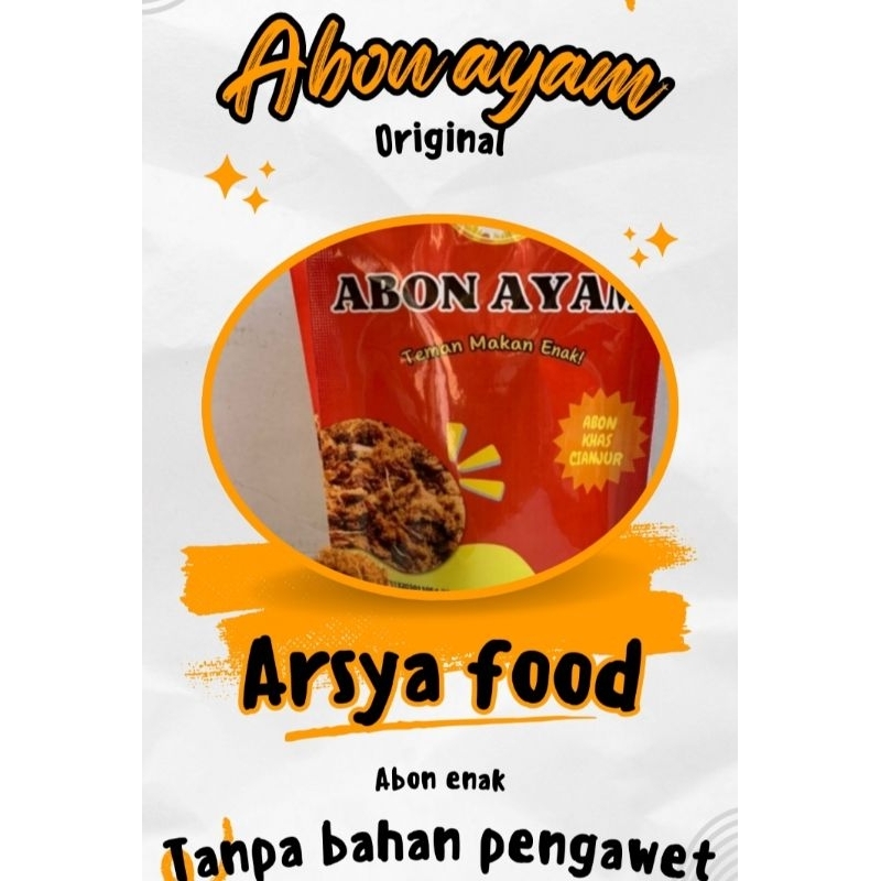 

Abon ayam Arsya pouch