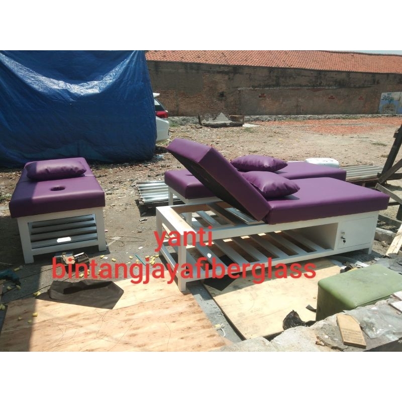 bed massage,bed facial,ranjang urut-massage atau facial kayu jati