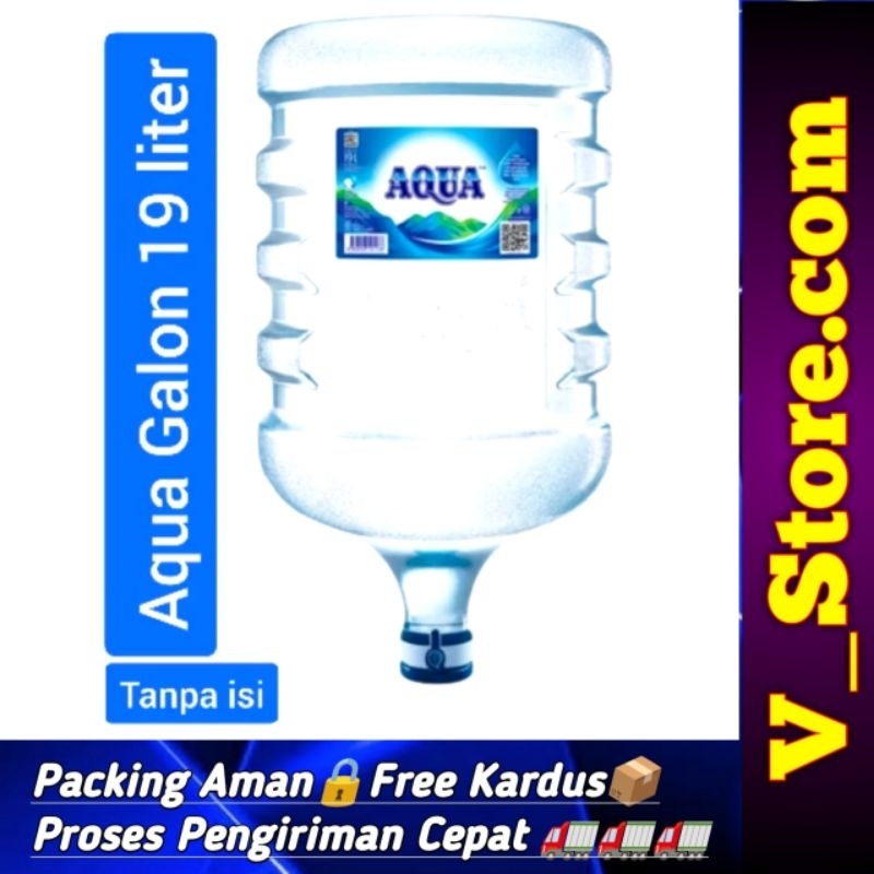 AQUA Galon 19 Liter Kosong Tanpa Isi Air
