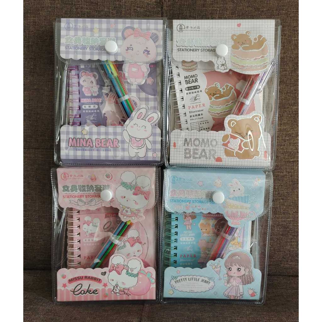 

BELLA BUKU DIARY JURNAL BOOK SET STIKER DAN BULPEN GEL
