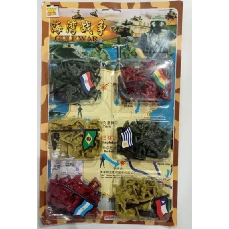 Mainan Tentara 6 Negara