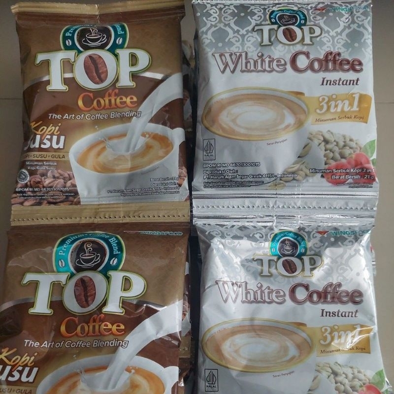 

Top Kopi 1 Renceng 12x31/21gr Kopi Top Kopi Susu Top Kopi White