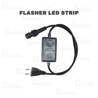 SOCKET FLASER LED STRIP RGB ADAPTOR MULTI SMD 5050 LAMPU SELANG BULAT 3 JALUR F1034 ADAPTOR LED STRI