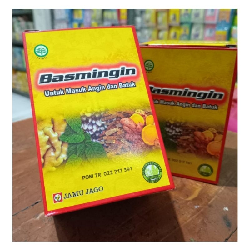 

Jamu Jago Basmingin "Basmi Masuk Angin" | isi 10 sachet