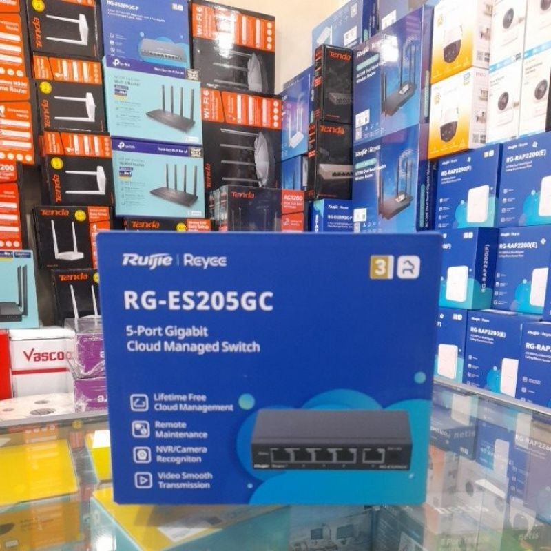 Ruijie Reyee RG Es205gc switch 5port gigabit cloud managed