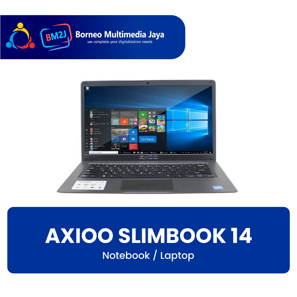 AXIOO SLIMBOOK 14 S1 RYZEN 3 3200U 8GB 256SSD VEGA3 Win10PRO 14.0FHD - LAPTOP